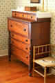 Two-toned antique dresser in Oaks House Museum. Jackson, MS.