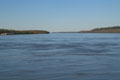 View of Mississippi River at Natchez. Natchez, MS.