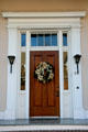 Front door of Greenlea House. Natchez, MS.