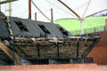 Union Ironclad sunk 1862 by electrically detonated mine at USS Cairo Museum. Vicksburg, MS