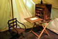Field desk used at Vicksburg battle by an Illinois quartermaster. Vicksburg, MS