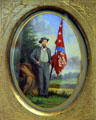 Portrait of Mississippi Civil War soldier at Old Court House Museum. Vicksburg, MS.