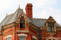 Roofline details of Copper King Mansion. Butte, MT.