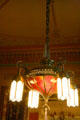 Ceiling lamp in Moss Mansion. Billings, MT.