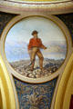 Prospector mural by F. Pedretti's Sons in rotunda of Montana State Capitol. Helena, MT.