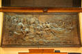 We Proceeded On bronze mural by Eugene Daub in Senate chamber of Montana State Capitol. Helena, MT.