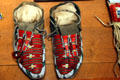 Cree quillwork moccasins at Montana Historical Society museum. Helena, MT.