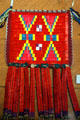 Sioux quillwork pouch at Montana Historical Society museum. Helena, MT.