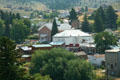 Heritage buildings of Virginia City as they stood when gold rush ended & capital moved to Helena. Virginia City, MT.