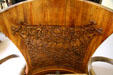 Madison Co., Montana scroll on carved chair at Virginia City Museum. Virginia City, MT.