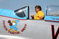 North American P-51D Mustang being readied for demonstration flight at Fargo Air Museum. Fargo, ND