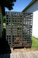 Outdoor jail cage at Stuhr Museum. Grand Island, NE.