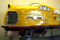 Union Pacific toy streamlined locomotive at Durham Western Heritage Museum. Omaha, NE.