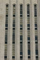 Window patterns of highrise Nebraska State Capitol. Lincoln, NE.