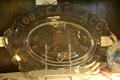 Liberty Bell glass plate by Gillinder & Sons at Warp Pioneer Village. Minden, NE.