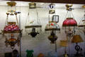 Collection of kerosene lamps at Warp Pioneer Village. Minden, NE.