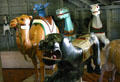 Collection of carousel animals at Warp Pioneer Village. Minden, NE.