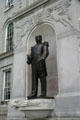 George Hamilton Perkins, Civil War hero of the Mississippi River battles, statue at New Hampshire State House. Concord, NH.