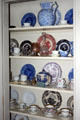 Collection of porcelain in Pierce Manse. Concord, NH.