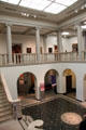 Entrance hall of original gallery at Currier Museum of Art. Manchester, NH.