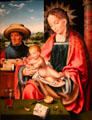 Holy Family painting by Joos van Cleve of Antwerp at Currier Museum of Art. Manchester, NH.