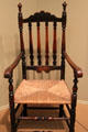 Armchair from western New England at Currier Museum of Art. Manchester, NH.