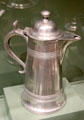 Pewter flagon by Israel Trask of Beverly, MA at Currier Museum of Art. Manchester, NH.