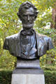 Bronze bust from Standing Lincoln by Augustus Saint-Gaudens at Saint-Gaudens NHS. Cornish, NH.