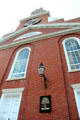 Facade of First Parish Church of United Church of Christ. Dover, NH.