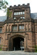 Gateway of East Pyne Hall on Princeton campus. Princeton, NJ.