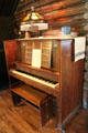 Arts & Crafts upright piano by Everett of Boston at Stickley Museum at Craftsman Farms. Morris Plains, NJ.