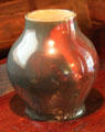 Arts & Crafts ceramic vase at Stickley Museum at Craftsman Farms. Morris Plains, NJ.
