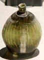 Pitkin-type glass flask prob. New England at Museum of American Glass. Milville, NJ.