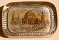 Pan-American Exposition, Buffalo, NY Temple of Music glass paperweight at Museum of American Glass. Milville, NJ.