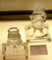 Cathay Crystal Lu-Tung & concubine bookends by Imperial Glass Co., Bellaire, OH at Museum of American Glass. Milville, NJ.