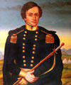 Gen. Stephen Watts Kearny portrait at New Mexico History Museum. Santa Fe, NM.