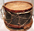 Confederate snare drum from Battle of Glorieta Pass at New Mexico History Museum. Santa Fe, NM.