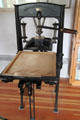 Cincinnati Type Foundery printing press at New Mexico History Museum. Santa Fe, NM.