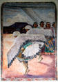 Natives dancing Voice in the Sky fresco by Will Shuster in courtyard of New Mexico Museum of Art. Santa Fe, NM.