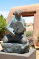 Songs of the Past sculpture by Allan Houser at Museum of Indian Arts & Culture. Santa Fe, NM.