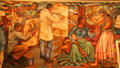 Mural on native arts at Museum of Indian Arts & Culture. Santa Fe, NM.