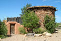 Structure near entrance of Rancho de las Golondrinas "living history" Spanish colonial museum. Santa Fe, NM.