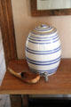 Water jug & dipper in Raton schoolhouse at Rancho de las Golondrinas. Santa Fe, NM.