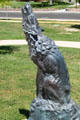 Howl statue by Luis Jimenez at Albuquerque Museum. Albuquerque, NM.