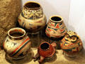 Casa Grandes native pottery collection at Maxwell Museum of Anthropology. Albuquerque, NM.