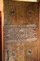 Carved kitchen door by Nicolai Fechin at Taos Art Museum. Taos, NM.
