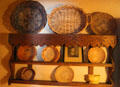Basket collection at Blumenschein Home & Museum. Taos, NM.