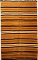Banded Rio Grande blanket at Millicent Rogers Museum. Taos, NM.