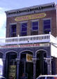 Historical photo of Virginia City Territorial Enterprise newspaper office. Virginia City, NV.