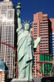 Statue of Liberty scale replica at New York, New York hotel. Las Vegas, NV.